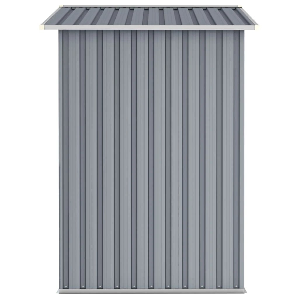 vidaXL Garden Shed Green 205x129x183 cm Galvanised Steel by vidaXL