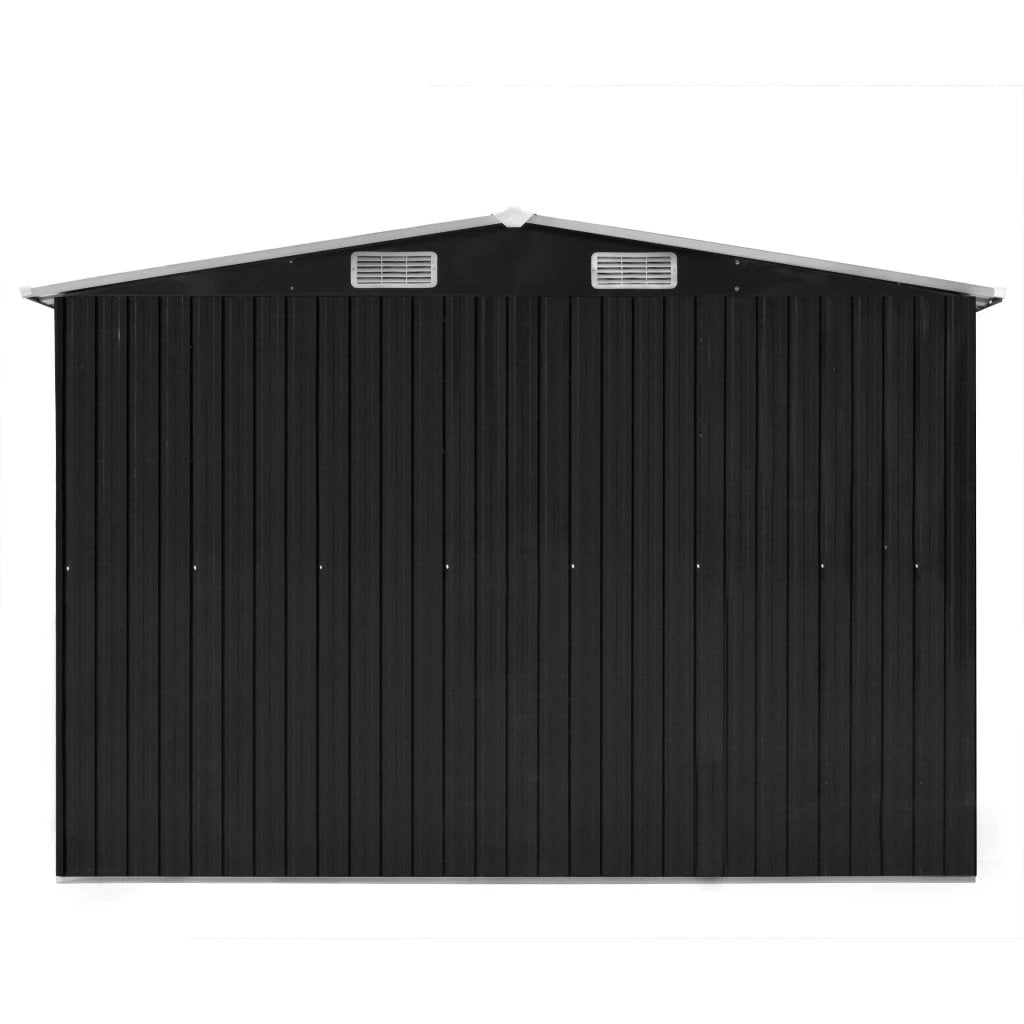 vidaXL Garden Shed 257x298x178 cm Metal Green - Garden Shed