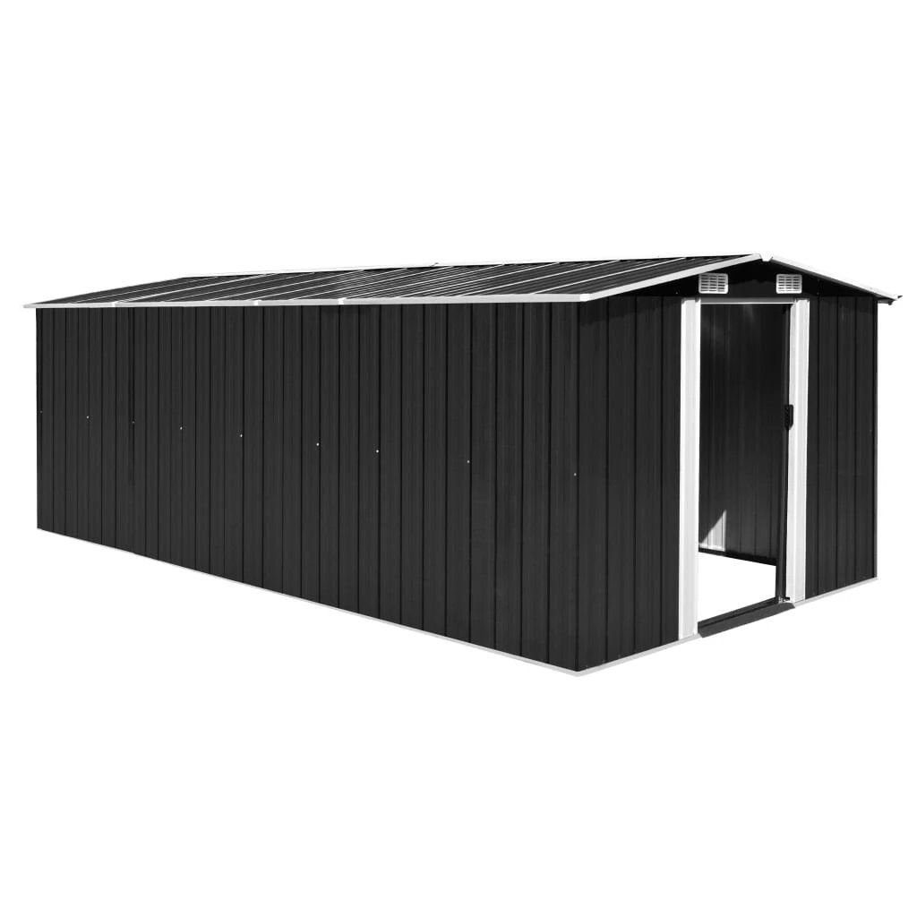 vidaXL Garden Shed 257x298x178 cm Metal Green - Garden Shed