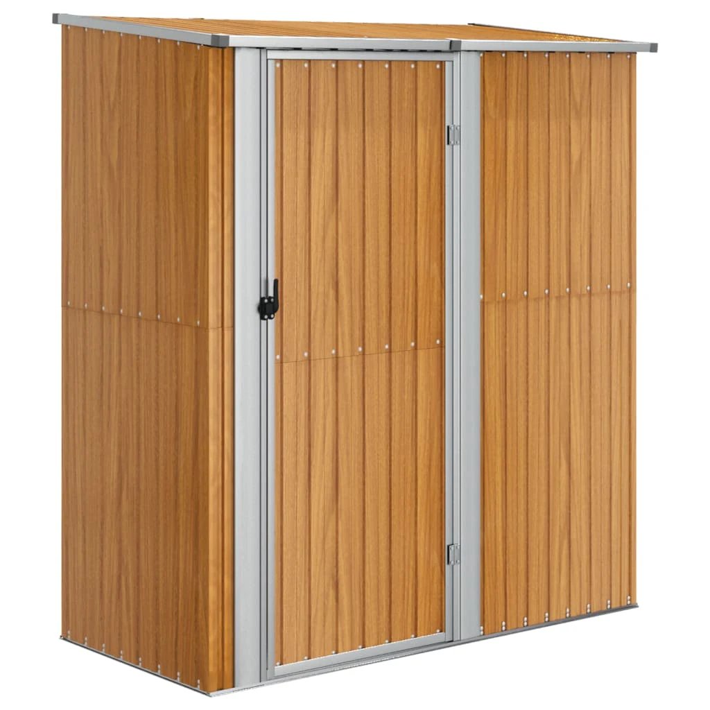 vidaXL Garden Shed Green 180.5x97x209.5 cm Galvanised Steel by vidaXL