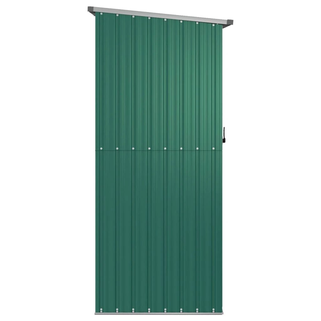 vidaXL Garden Shed Green 180.5x97x209.5 cm Galvanised Steel by vidaXL