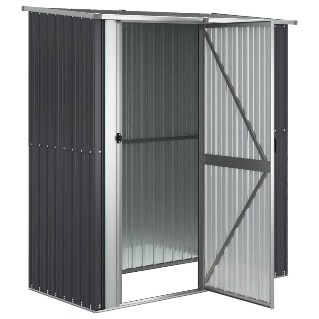 vidaXL Garden Shed Green 180.5x97x209.5 cm Galvanised Steel by vidaXL