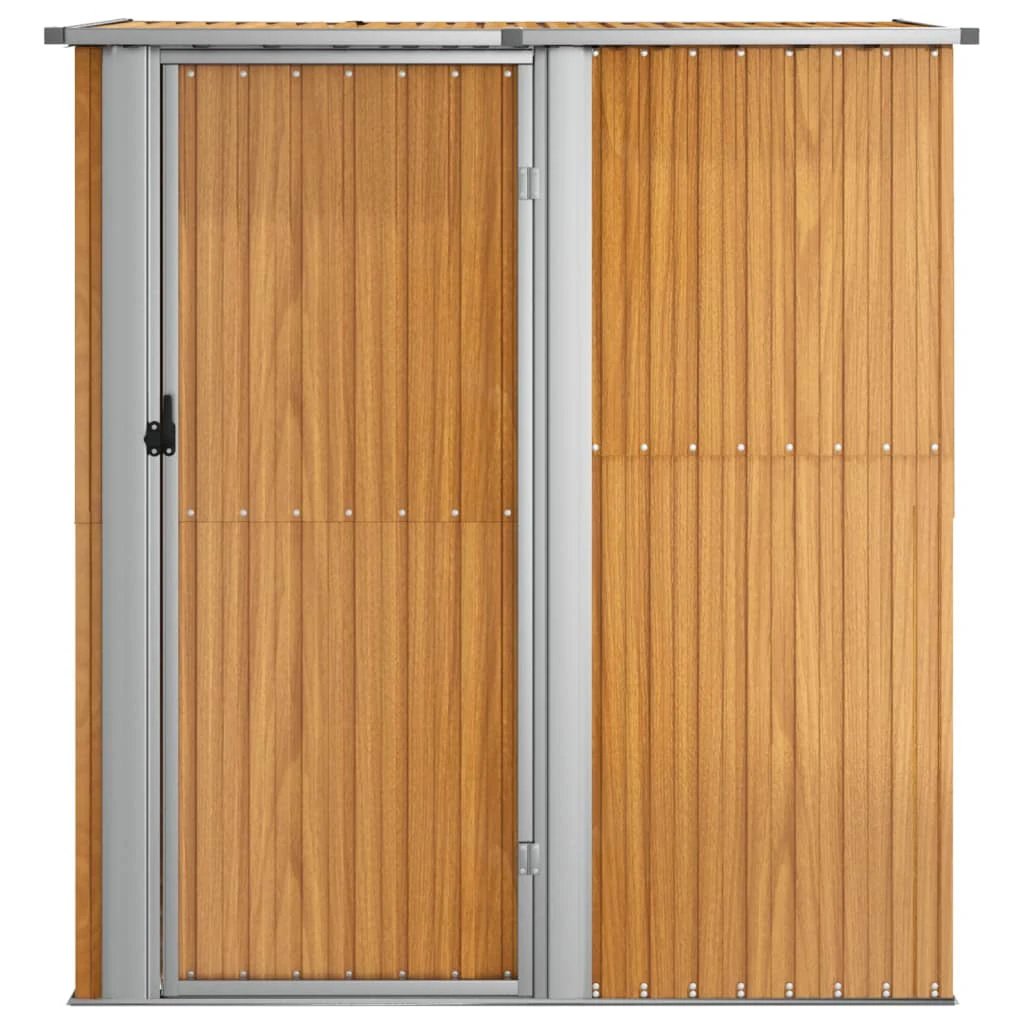 vidaXL Garden Shed Green 180.5x97x209.5 cm Galvanised Steel by vidaXL