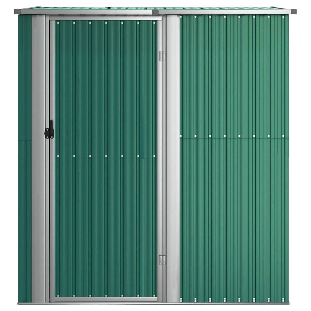 vidaXL Garden Shed Green 180.5x97x209.5 cm Galvanised Steel by vidaXL