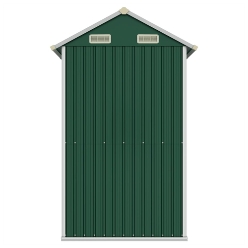 vidaXL vidaXL Garden Shed Green 192x152.5x237 cm Galvanised Steel - Garden Shed