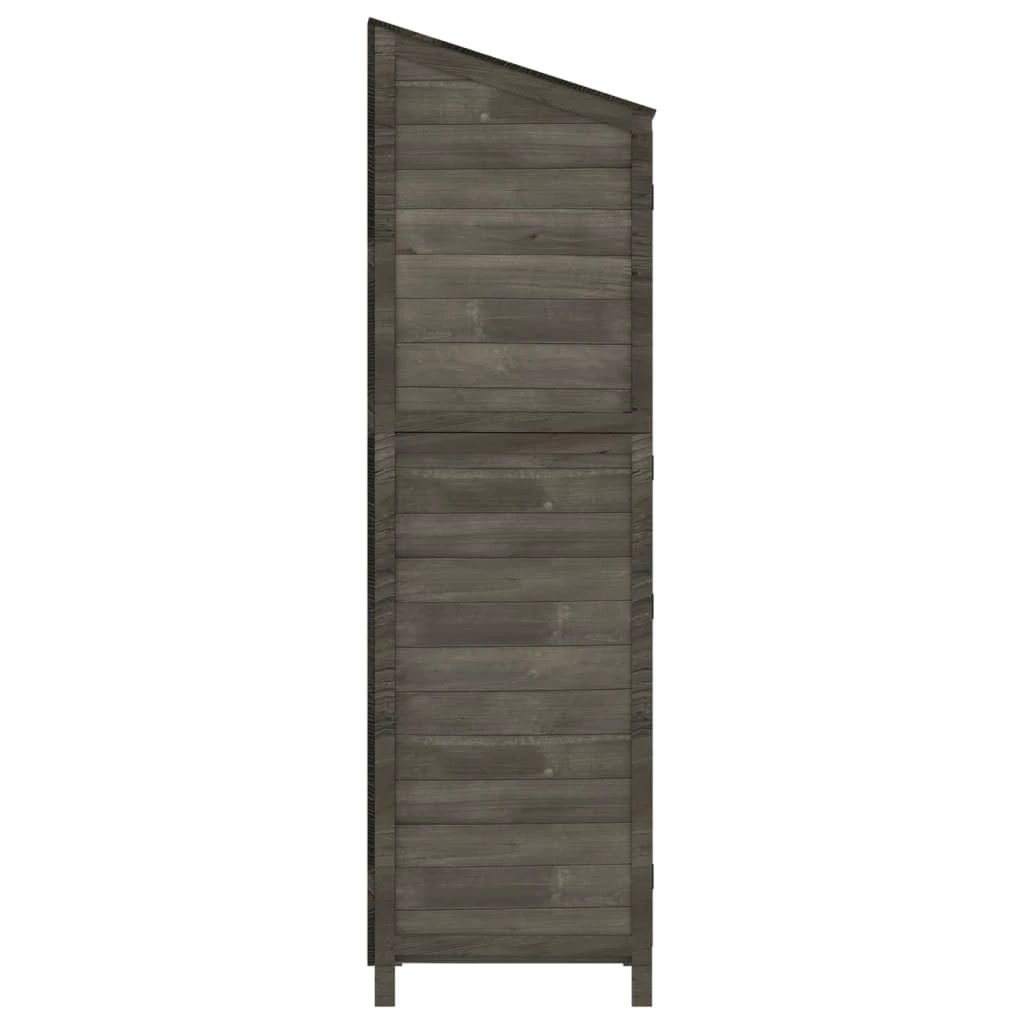 vidaXL Garden Shed 55x52x112 cm Solid Wood Fir by vidaXL