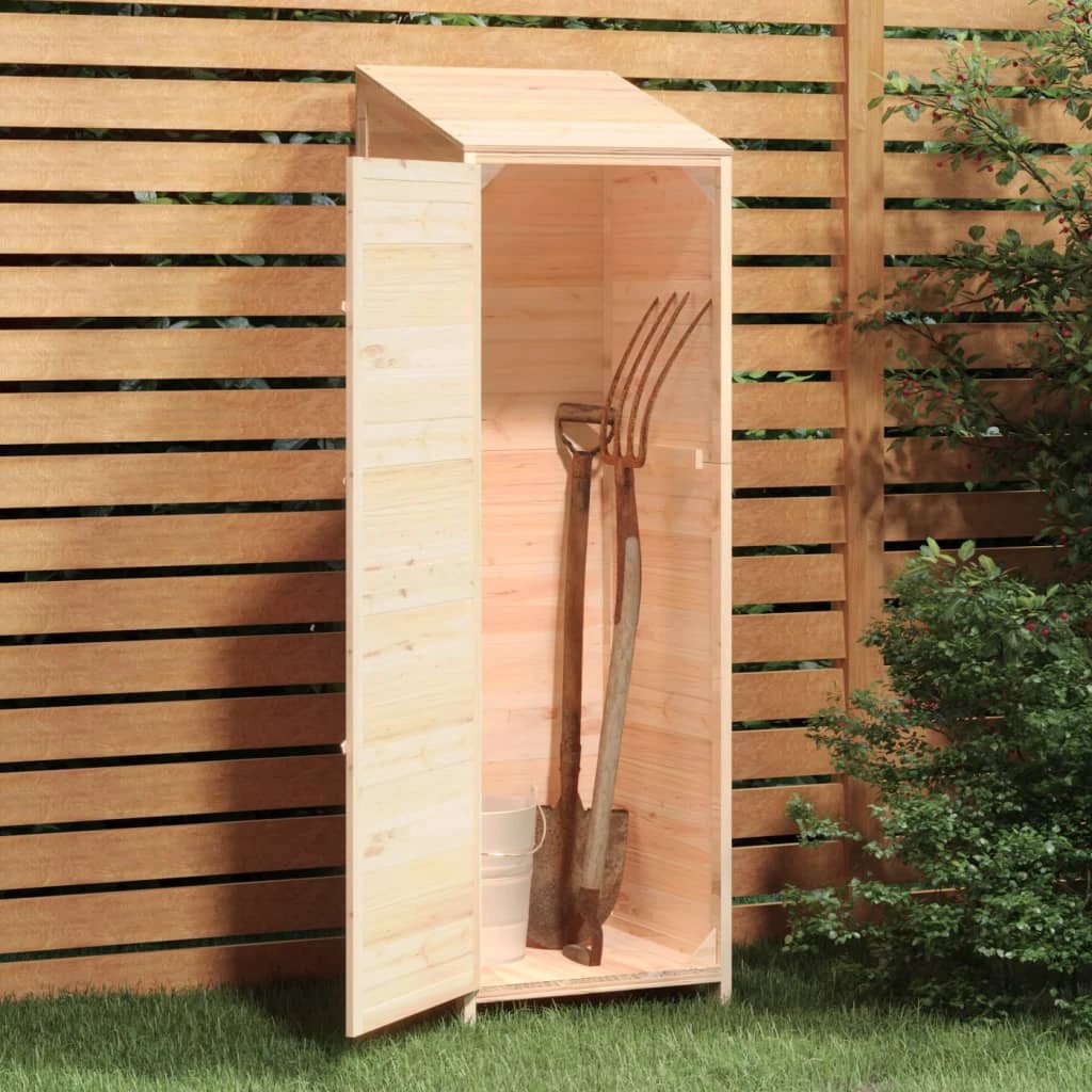 vidaXL Garden Shed 55x52x112 cm Solid Wood Fir - Garden Shed