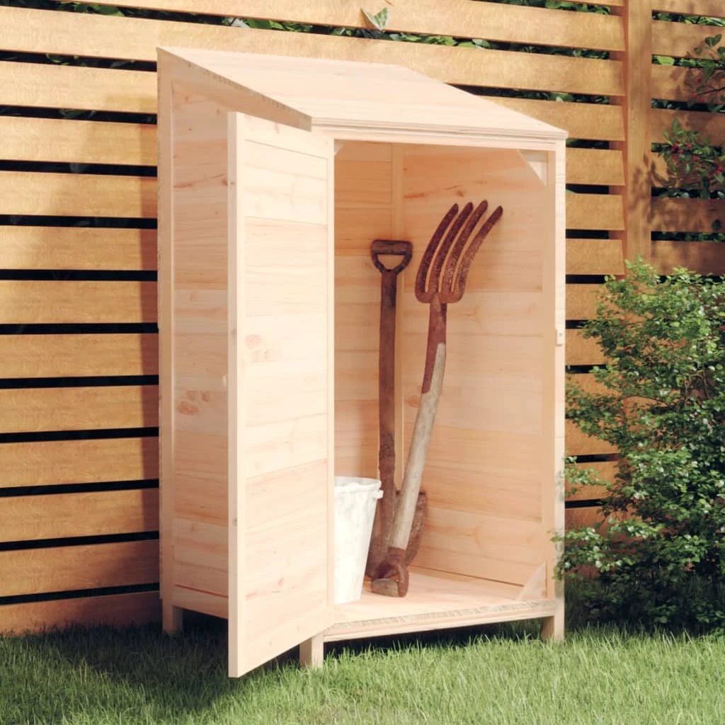 vidaXL Garden Shed 55x52x112 cm Solid Wood Fir - Garden Shed