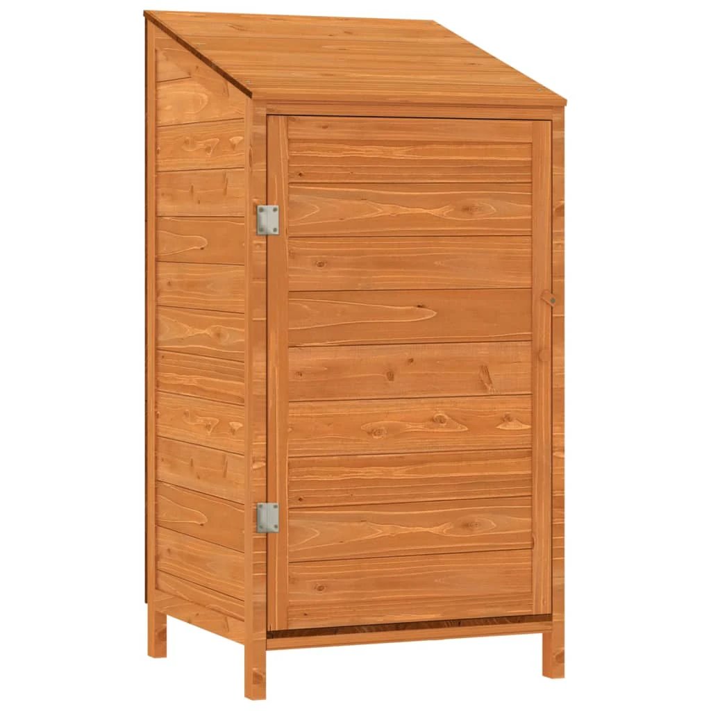 vidaXL Garden Shed 55x52x112 cm Solid Wood Fir by vidaXL