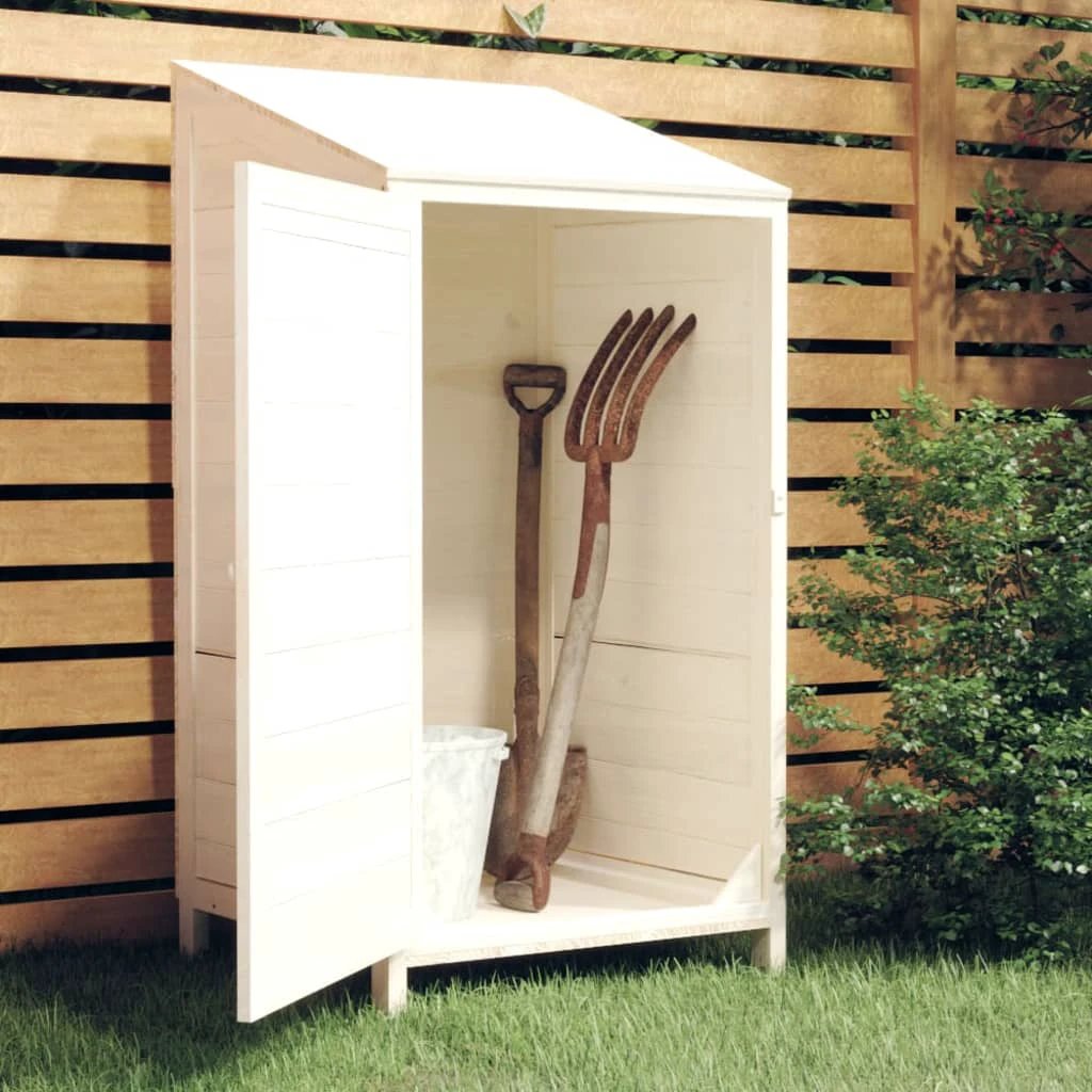 vidaXL Garden Shed 55x52x112 cm Solid Wood Fir - Garden Shed