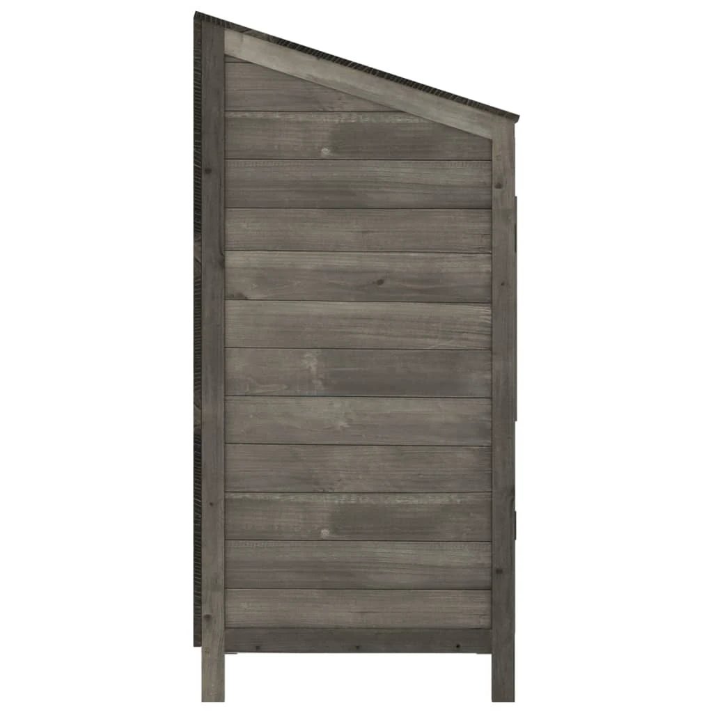 vidaXL Garden Shed 55x52x112 cm Solid Wood Fir by vidaXL