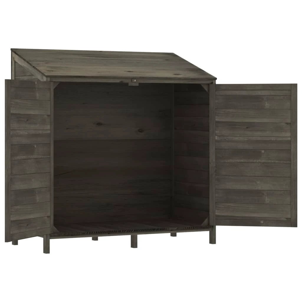 vidaXL Garden Shed 55x52x112 cm Solid Wood Fir by vidaXL