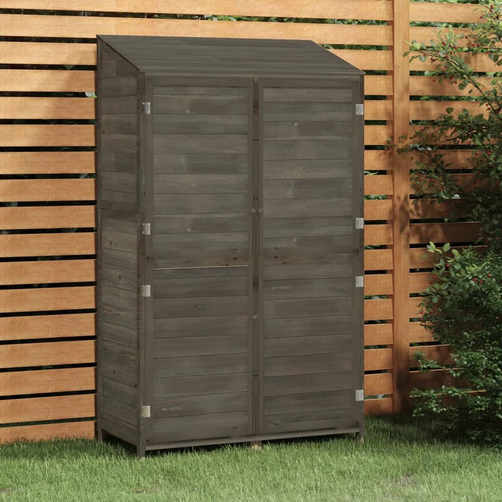 vidaXL Garden Shed 55x52x112 cm Solid Wood Fir by vidaXL