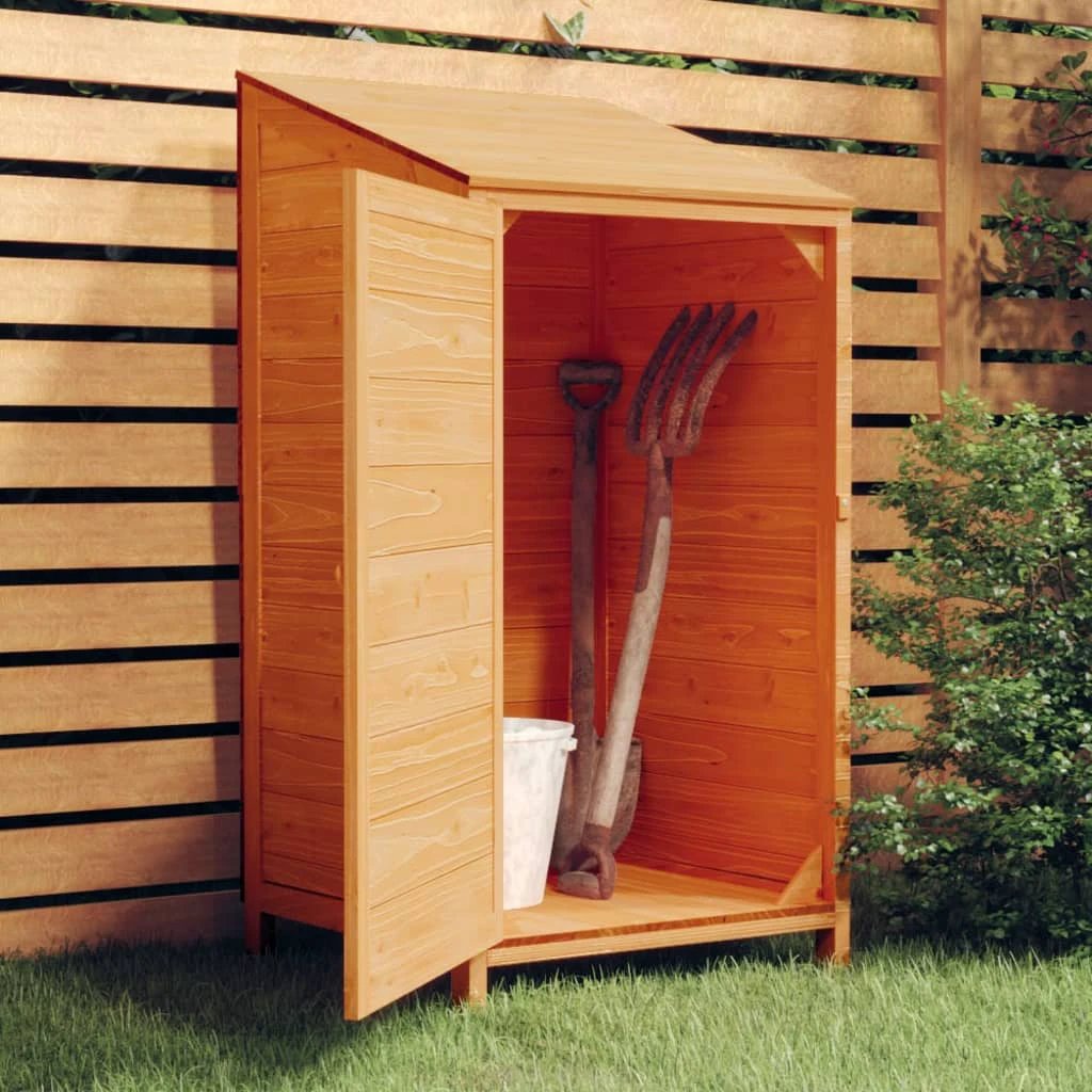 vidaXL Garden Shed 55x52x112 cm Solid Wood Fir by vidaXL