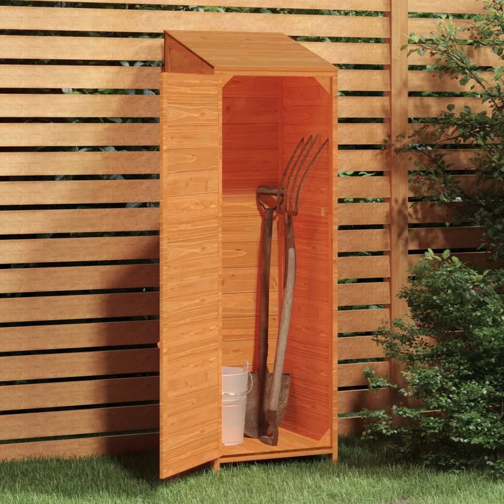 vidaXL Garden Shed 55x52x112 cm Solid Wood Fir - Garden Shed