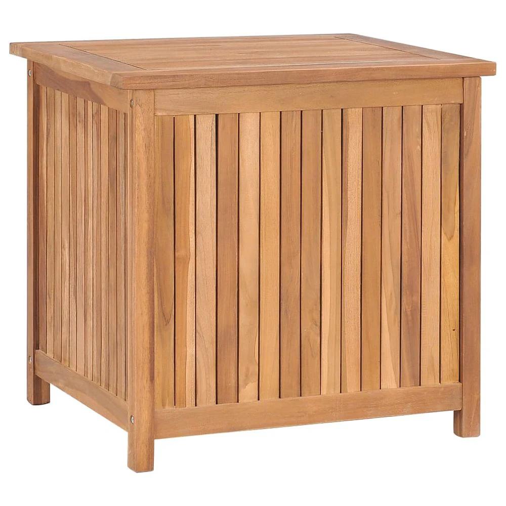 vidaXL Garden Storage Box 120x50x58 cm vidaXL Solid Teak Wood - Uncategorized Garden Storage
