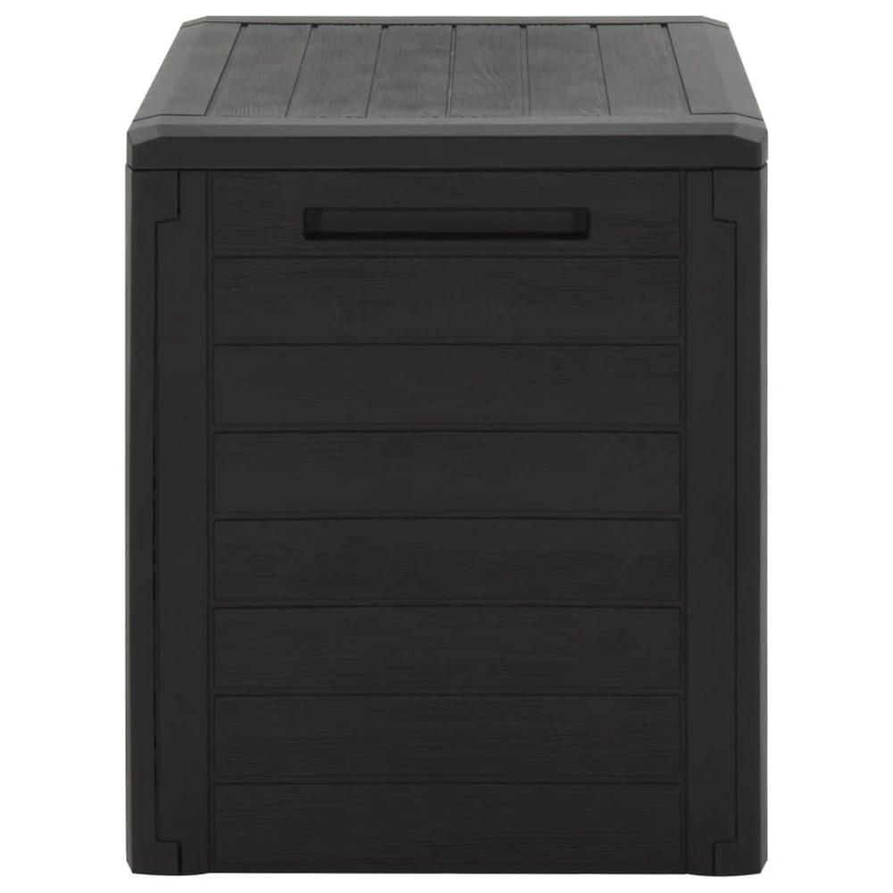 Garden Storage Box Brown vidaXL 58.5x46x55 cm Polypropylene by vidaXL