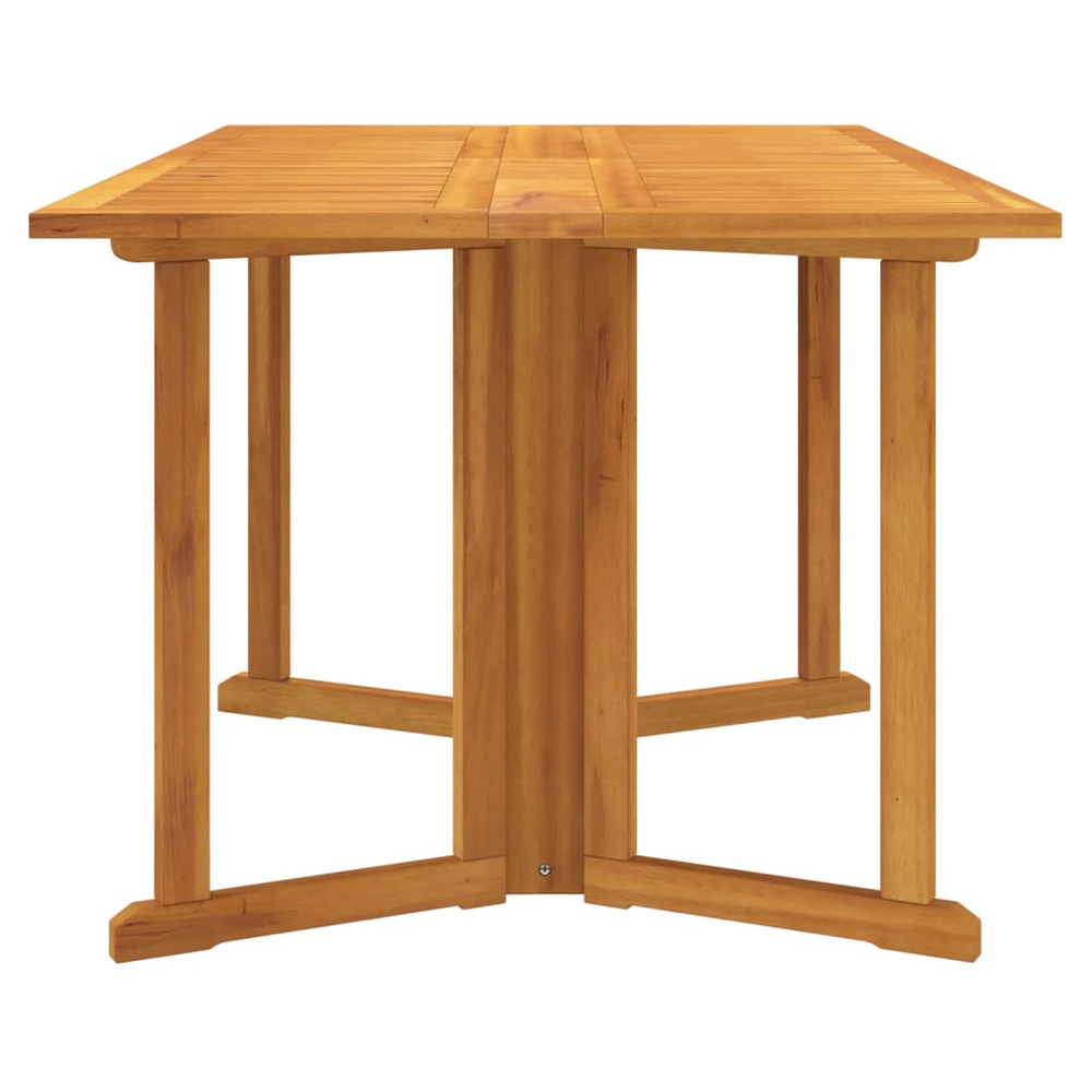vidaXL Folding Butterfly Garden Table vidaXL 150x90x75 cm Solid Wood Teak - Uncategorized Garden Table