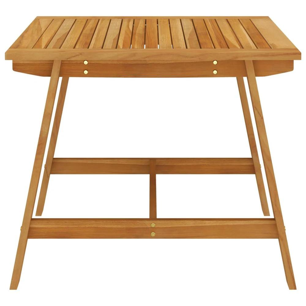 vidaXL Garden Dining Table vidaXL 88x88x74 cm Solid Acacia Wood - Uncategorized Garden Table