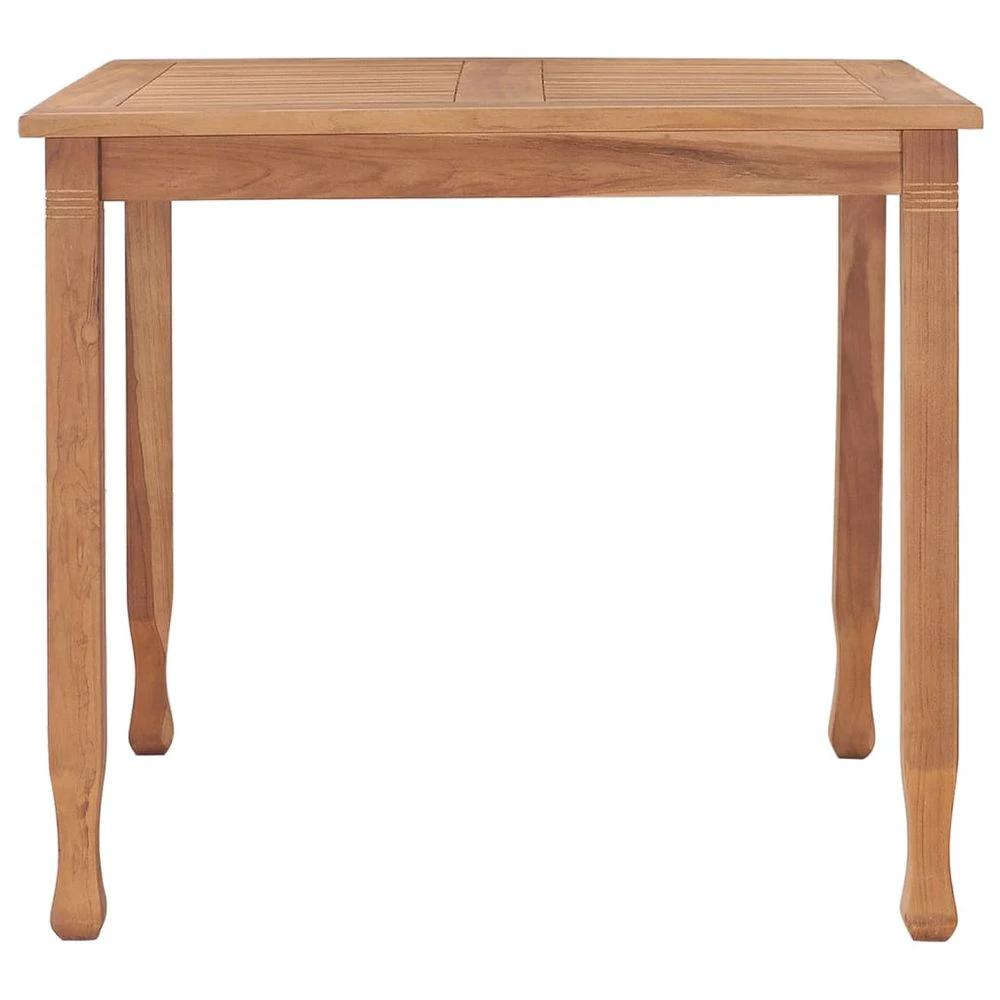 vidaXL Garden Dining Table vidaXL 85x85x75 cm Solid Teak Wood - Uncategorized Garden Table
