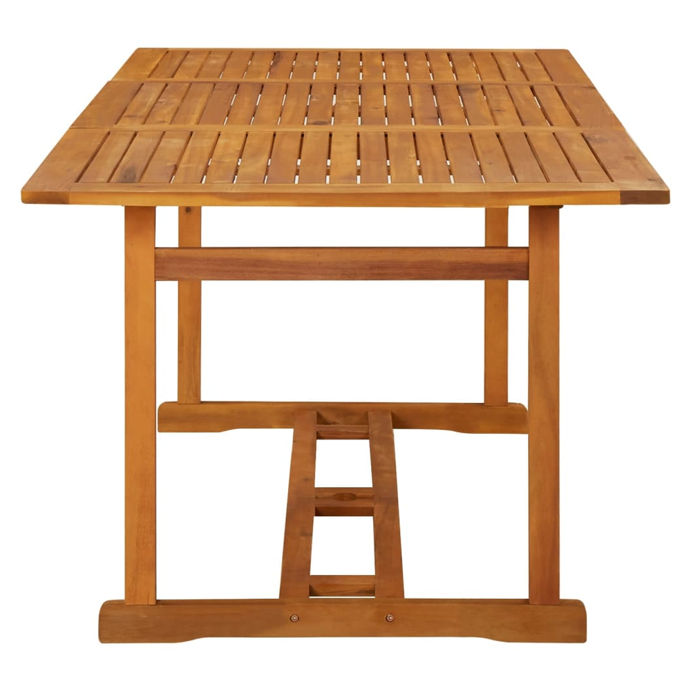 vidaXL Garden Dining Table vidaXL 180x90x75 cm Solid Acacia Wood - Uncategorized Garden Table