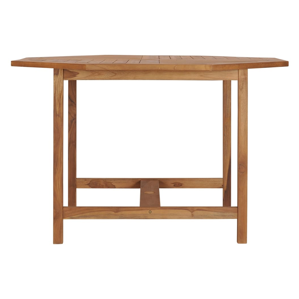 Garden Dining Table vidaXL 110x110x75 cm Solid Wood Teak by vidaXL