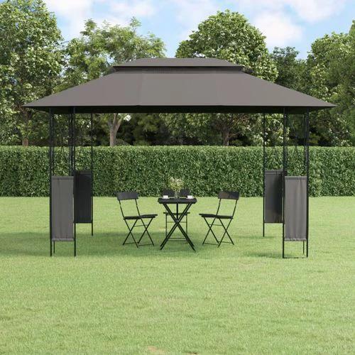 vidaXL Gazebo with Roof Anthracite 300x300x270 cm Steel by vidaXL
