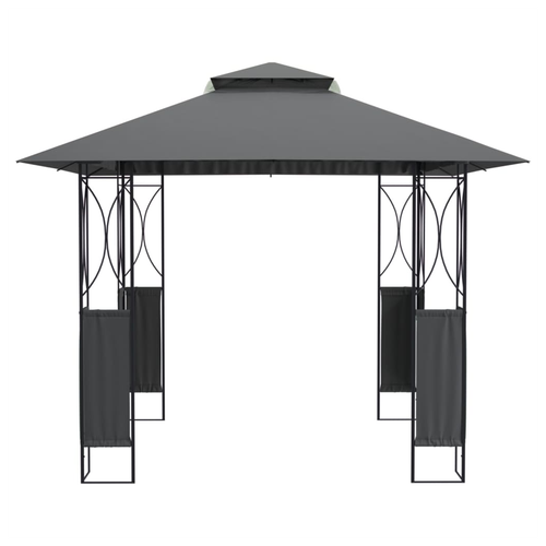 vidaXL Gazebo with Roof Anthracite 300x300x270 cm Steel by vidaXL