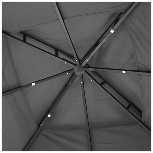vidaXL Gazebo with Roof Anthracite 300x300x270 cm Steel by vidaXL