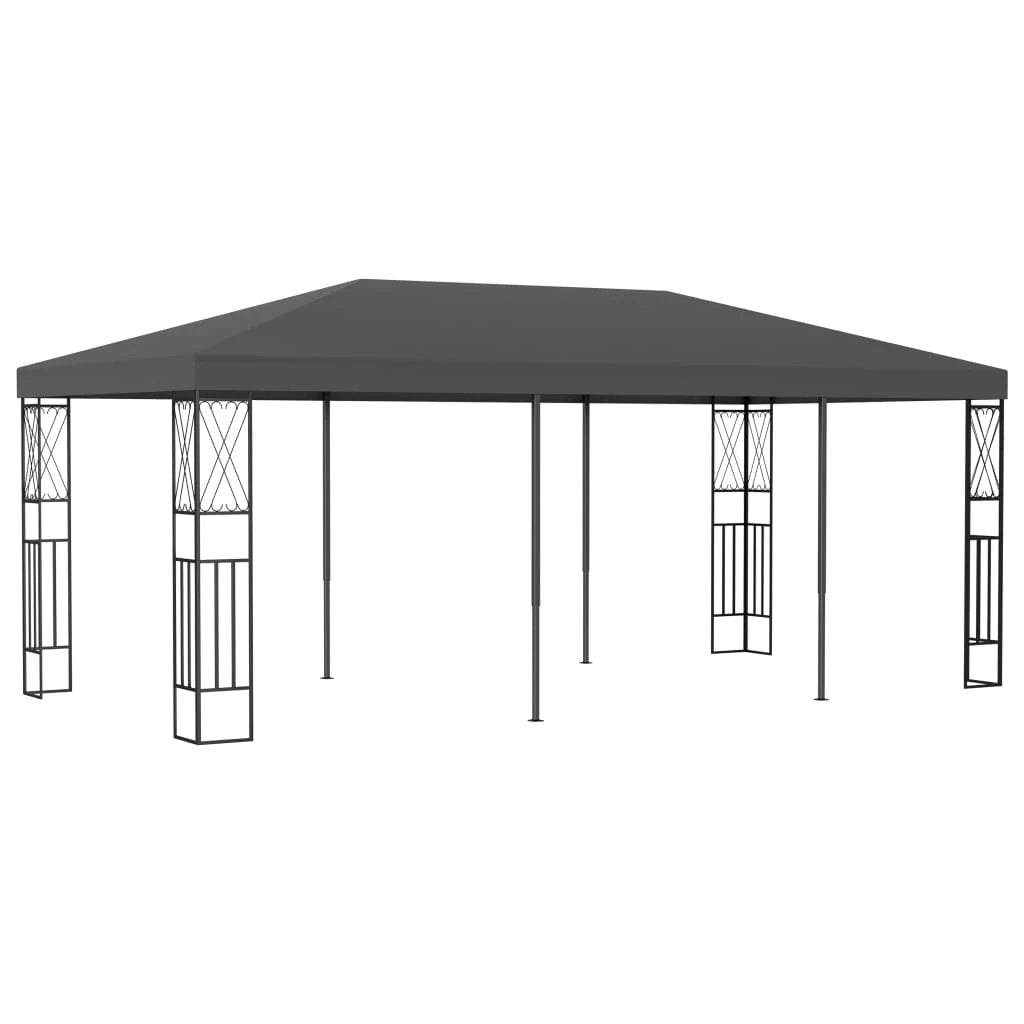 vidaXL Gazebo 3x3 m Cream Fabric - Gazebos