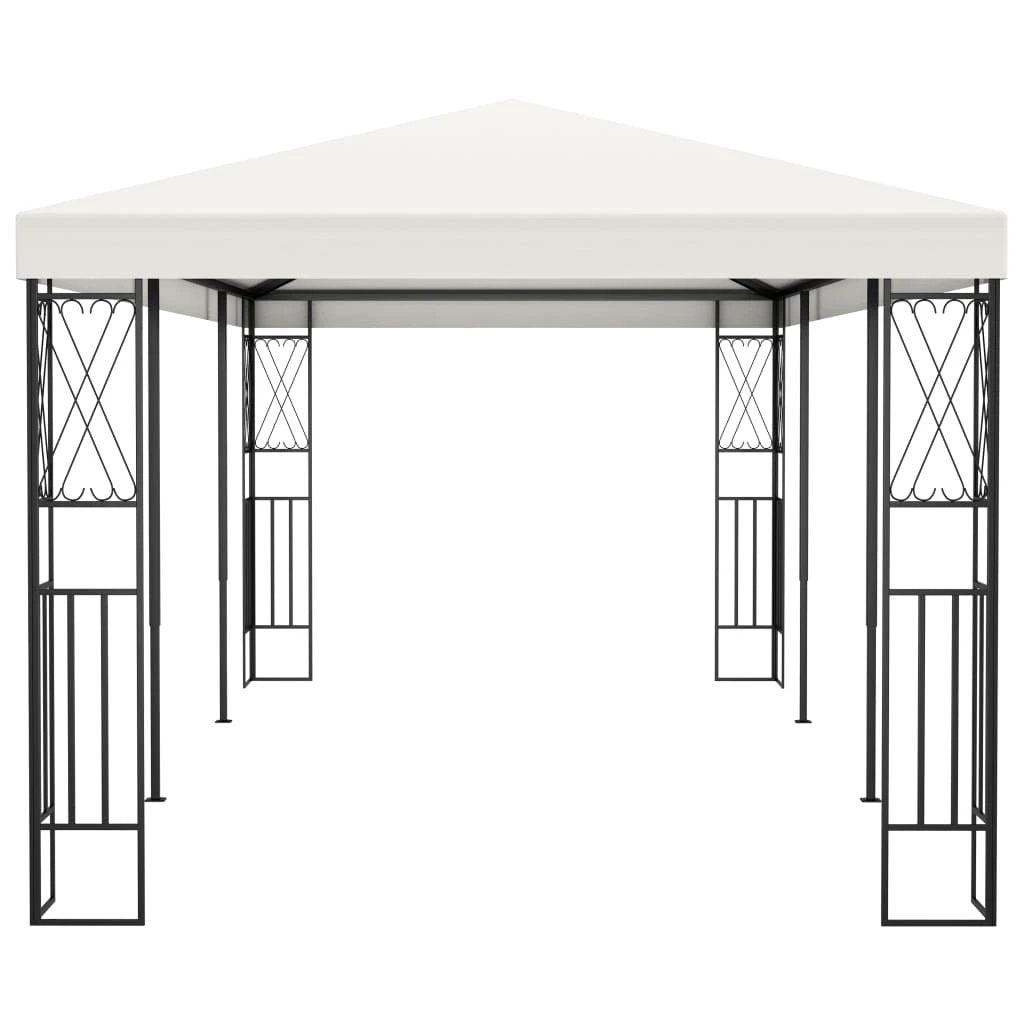 vidaXL Gazebo 3x3 m Cream Fabric - Gazebos