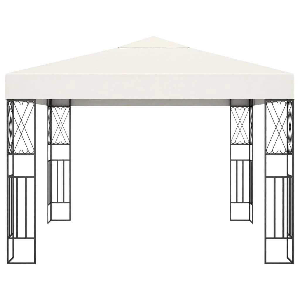vidaXL Gazebo 3x3 m Cream Fabric by vidaXL