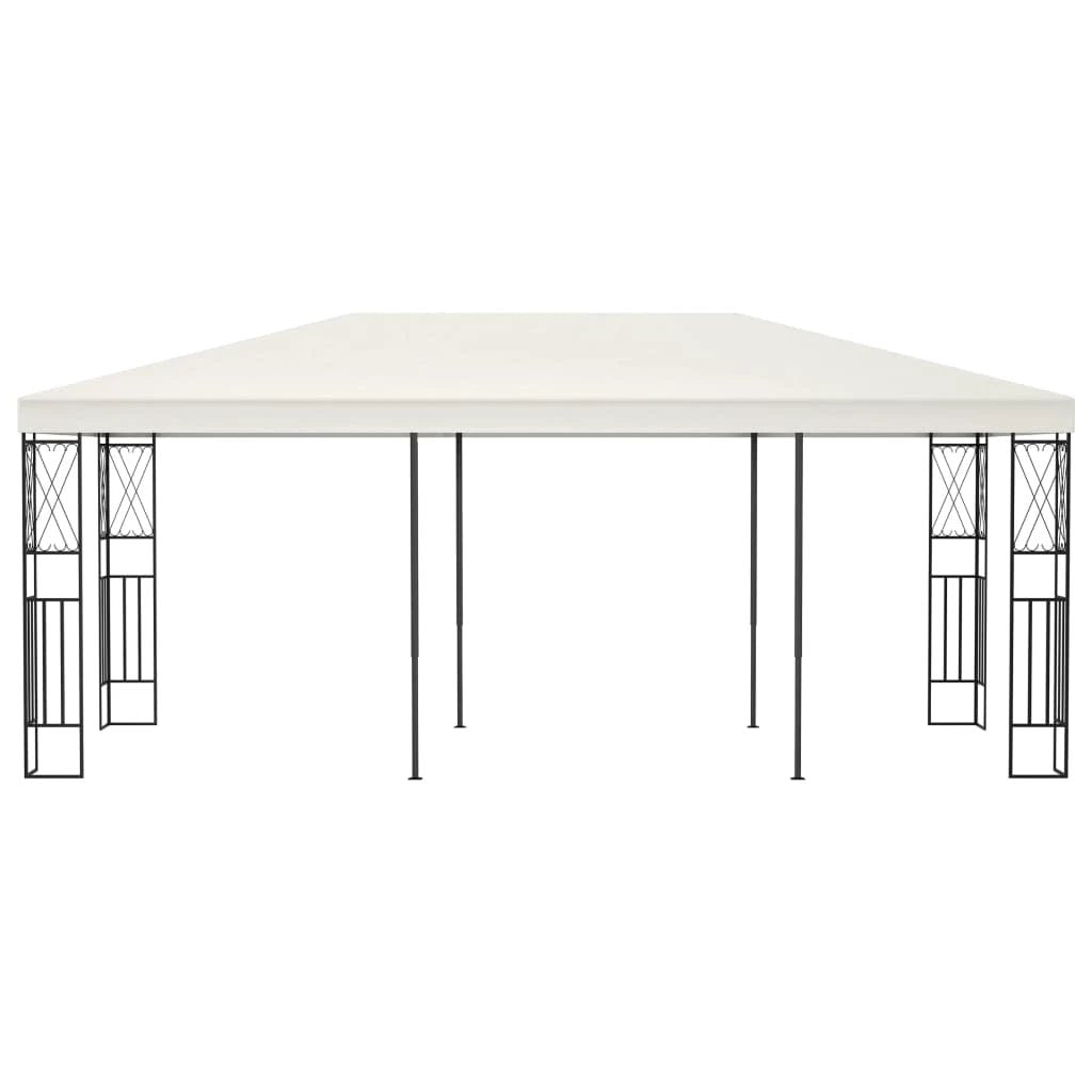 vidaXL Gazebo 3x3 m Cream Fabric - Gazebos