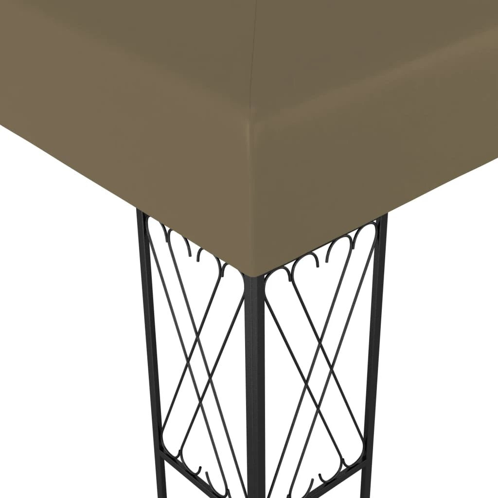 vidaXL Gazebo 3x3 m Cream Fabric by vidaXL