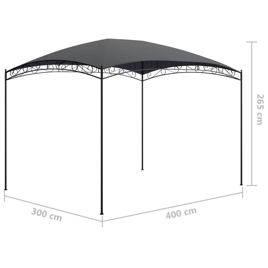 vidaXL Gazebo 3x3x2.65 m Cream 180 g/m² by vidaXL