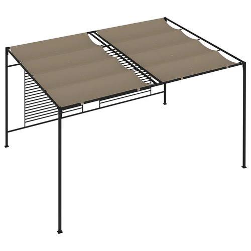 vidaXL Gazebo with Retractable Roof 3x4x2.3 m Cream 180 g/m² - Gazebos