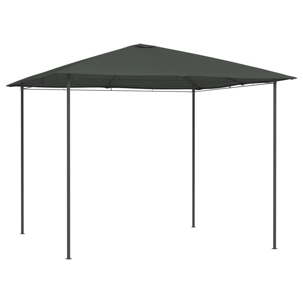 vidaXL Gazebo 3x3x2.6 m Anthracite 160 g/m² by vidaXL