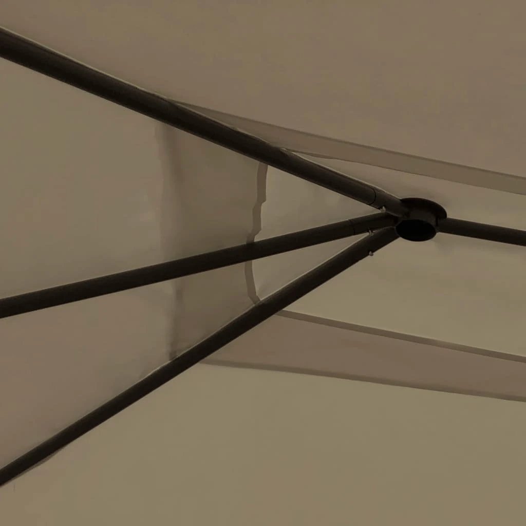 vidaXL Gazebo 3x3x2.6 m Anthracite 160 g/m² by vidaXL