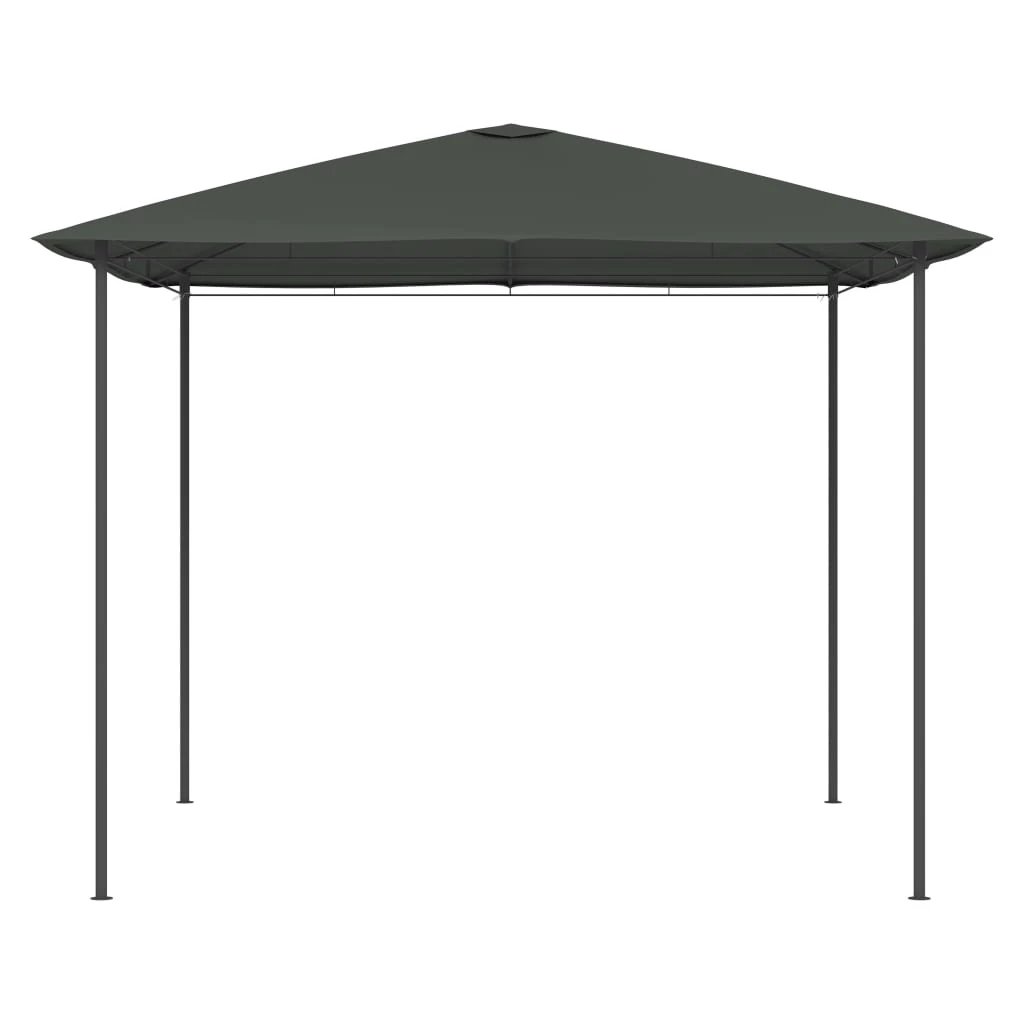 vidaXL Gazebo 3x3x2.6 m Anthracite 160 g/m² by vidaXL