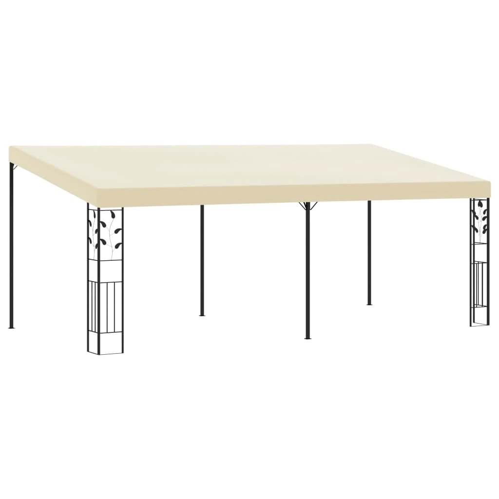 vidaXL vidaXL Wall-mounted Gazebo 3x3x2.5 m Cream - Gazebos