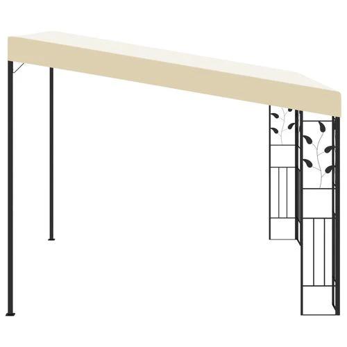 vidaXL vidaXL Wall-mounted Gazebo 3x3x2.5 m Cream - Gazebos