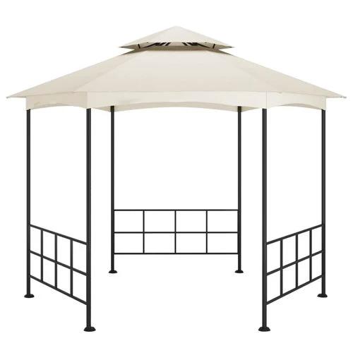 vidaXL Gazebo with Sidewalls 3.1x2.7 m Cream - Gazebos