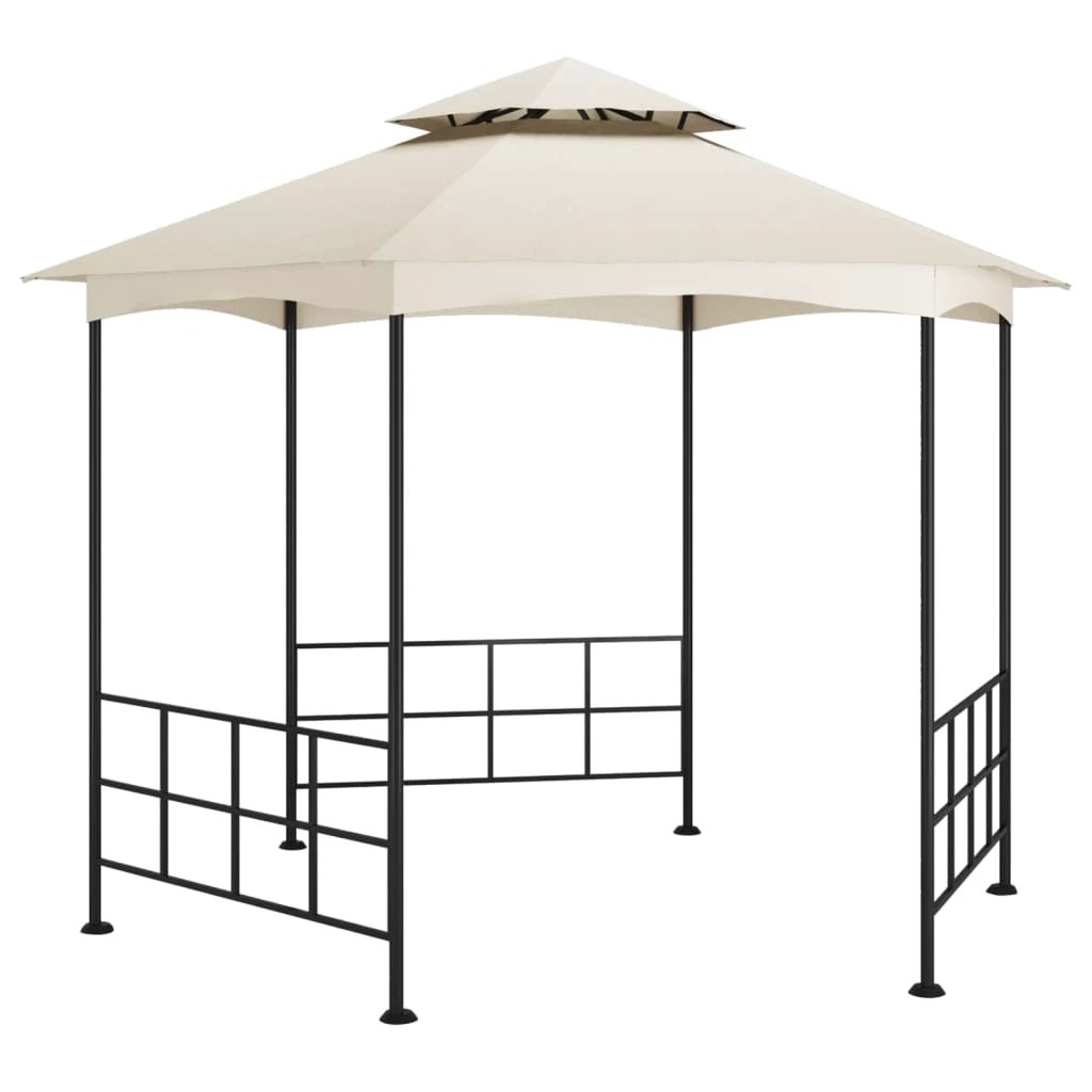 vidaXL Gazebo with Sidewalls 3.1x2.7 m Cream - Gazebos