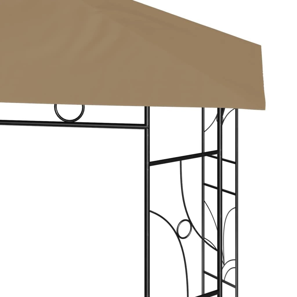 vidaXL Gazebo 3x3x2.7 m Cream 160 g/m² - Gazebos