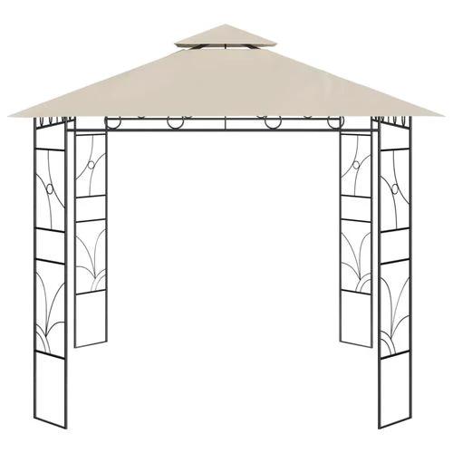 vidaXL Gazebo 3x3x2.7 m Cream 160 g/m² by vidaXL