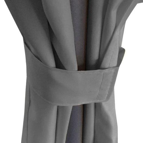vidaXL Gazebo with Curtains Round 3.5x2.7 m Anthracite by vidaXL