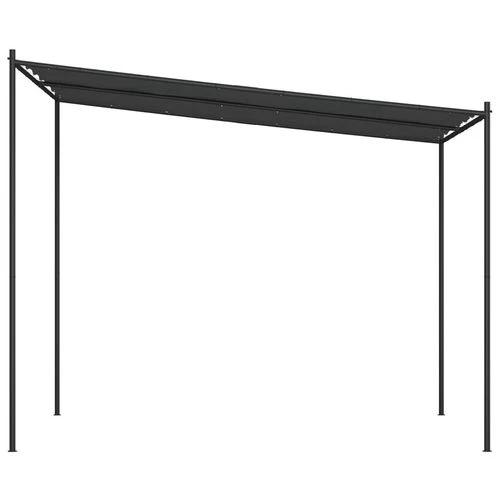 vidaXL Gazebo Anthracite 3x3 m 180 g/m² Fabric and Steel by vidaXL