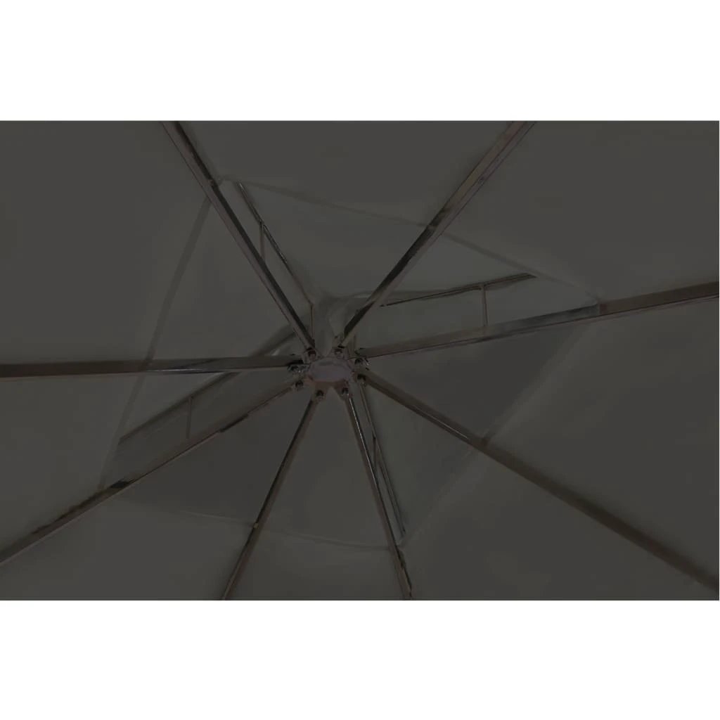 vidaXL vidaXL Gazebo with Roof 3x3 m Cream White - Gazebos