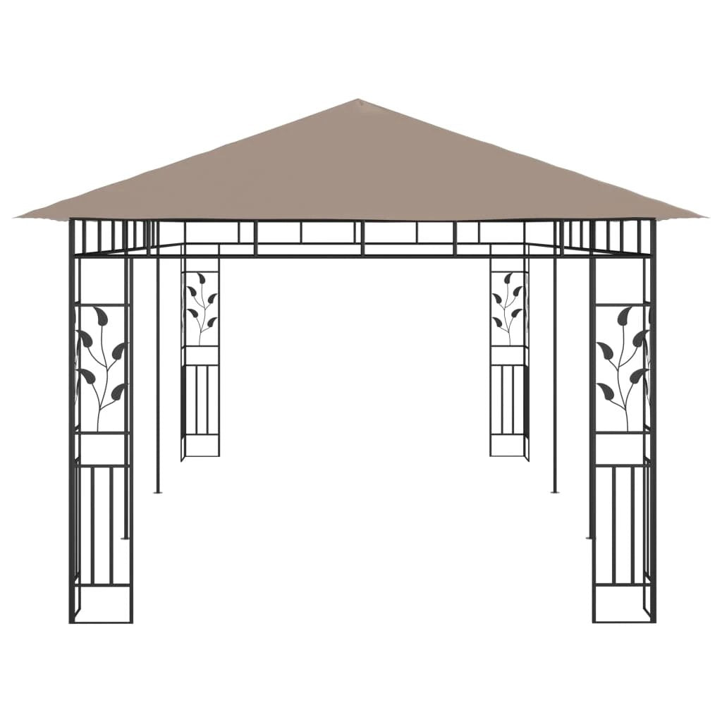 vidaXL Gazebo with Mosquito Net 3x3x2.73 m Cream 180 g/m² - Gazebos