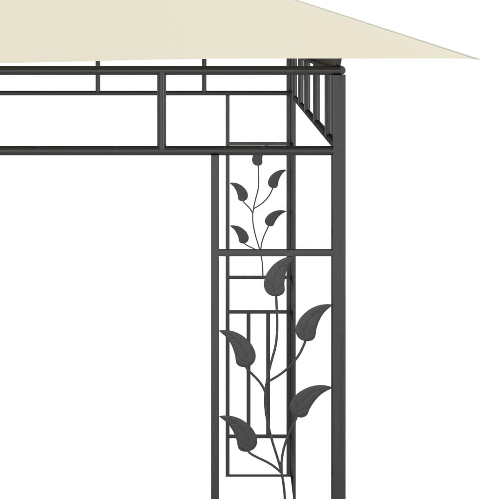 vidaXL Gazebo with Mosquito Net 3x3x2.73 m Cream 180 g/m² - Gazebos